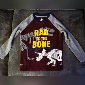Boys Size 4 Long Sleeve Thermal Graphic Shirt